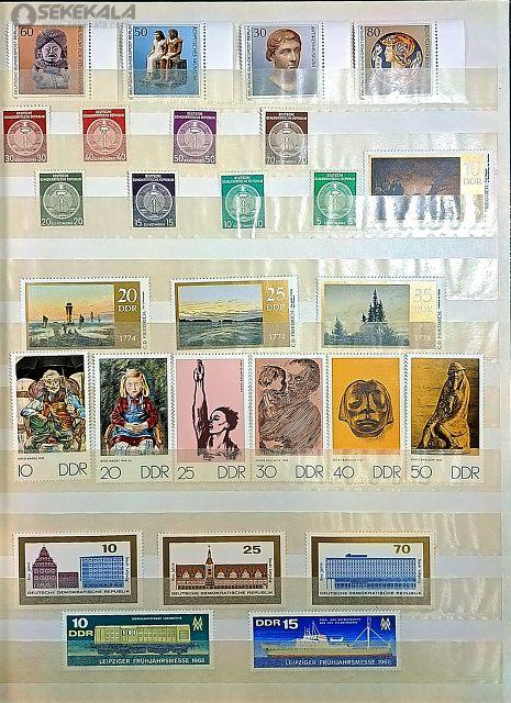 STAMP collection www.sekekala.com.040819 (31) مجموعه بینظیر 440 عدد تمبر های آلمان شرقی (به همراه آلبوم آلمانی)