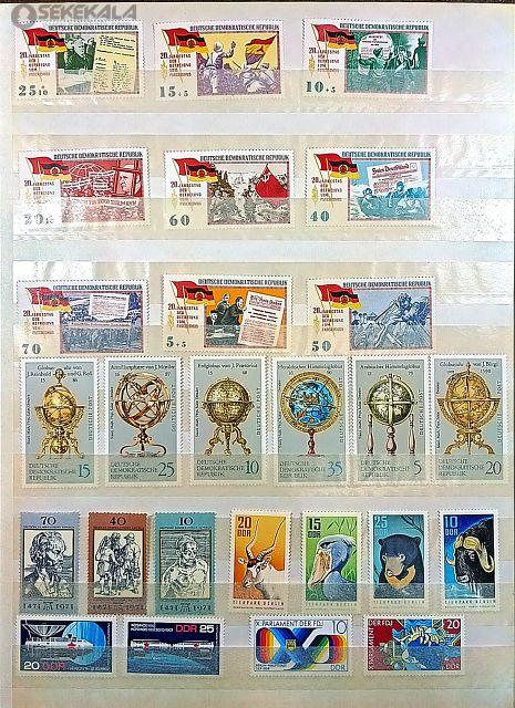 STAMP collection www.sekekala.com.040819 (34) مجموعه بینظیر 440 عدد تمبر های آلمان شرقی (به همراه آلبوم آلمانی)