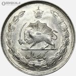 سکه 1 ریال نقره محمدرضاشاه 1322 (UNC)