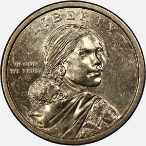 سکه 1 دلار یادبودی آمریکا 2009 (Planting Crops)(+AU)