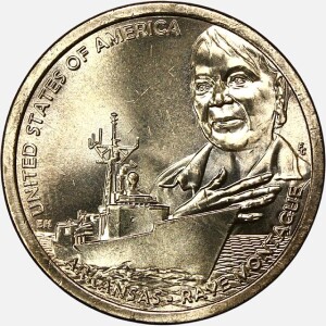 سکه 1 دلار یادبودی آمریکا 2025 (آرکانزاس)(UNC)