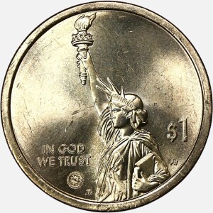 سکه 1 دلار یادبودی آمریکا 2025 (آرکانزاس)(UNC)