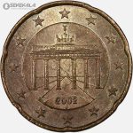 سکه 20 سنت یورو آلمان 2002 (AU)