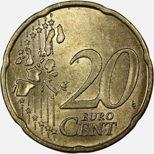 سکه 20 سنت یورو آلمان 2002 (AU)