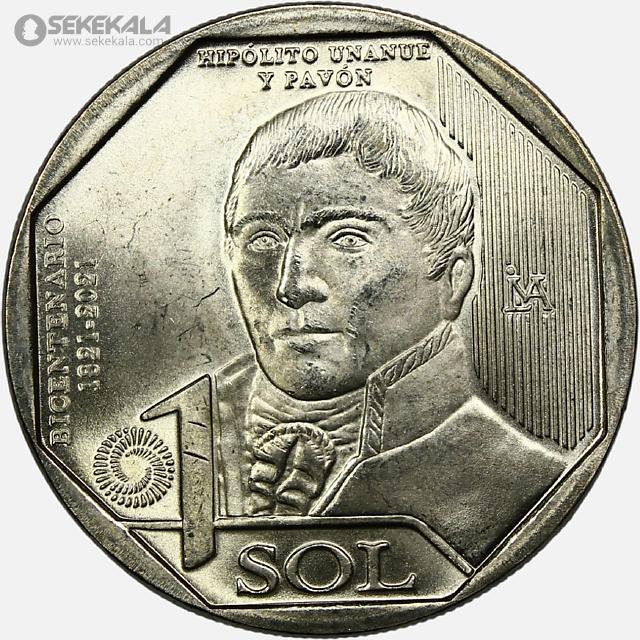 coin collection store numismatic www.sekekala.com 040829 (43) سکه 1 سول یادبودی پرو 2021 (UNC)