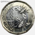 سکه 1 پوند انگلیس 2023 (چارلز سوم)(UNC)