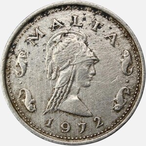 سکه 2 سنت کمیاب مالت 1972