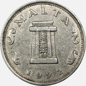 سکه 5 سنت کمیاب مالت 1972