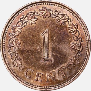 سکه 1 سنت کمیاب مالت 1972