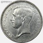 سکه 20 فرانک نقره کمیاب بلژیک 1934 (آلبرت اول)