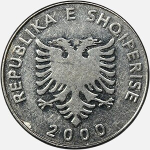 سکه 5 لکه آلبانی 2000