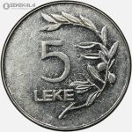 سکه 5 لکه آلبانی 2000