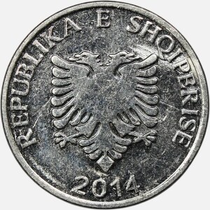 سکه 5 لکه آلبانی 2014