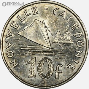 سکه 10 فرانک کالدونیا 2012 (مستعمرات فرانسه)