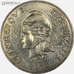 سکه 50 فرانک کالدونیا 2014 (مستعمرات فرانسه)(AU)