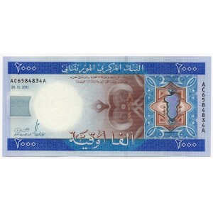 اسکناس 2000 اوگیا موریتانی 2011 (UNC)