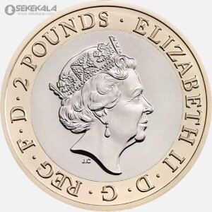 پک سکه 2 پوند پروف یادبودی انگلیس (پک فابریک Royal Mint)