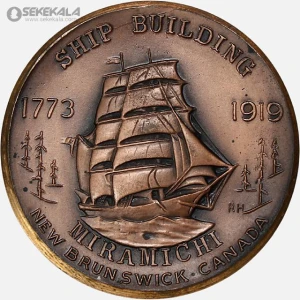 مدال برنز باشگاه سکه شناسی کانادا 1970 (Miramichi, New Brunswick) (UNC)