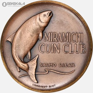 مدال برنز باشگاه سکه شناسی کانادا 1970 (Miramichi, New Brunswick) (UNC)