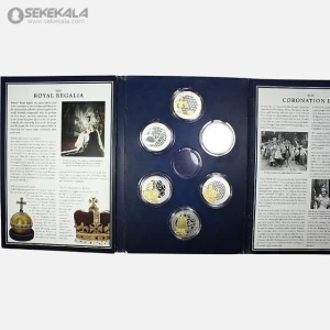 پک بینظیر سکه های پروف ملکه الیزابت 2018 (ترستان داکونا و آلدرنی)
