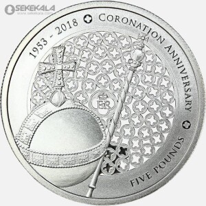 سکه های پروف ملکه الیزابت 2018 ( آلدرنی)