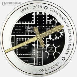 سکه های پروف ملکه الیزابت 2018 (ترستان داکونا )