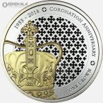 سکه پروف ملکه الیزابت 2018 (ترستان داکونا