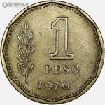 سکه 1 پزو آرژانتین 1976