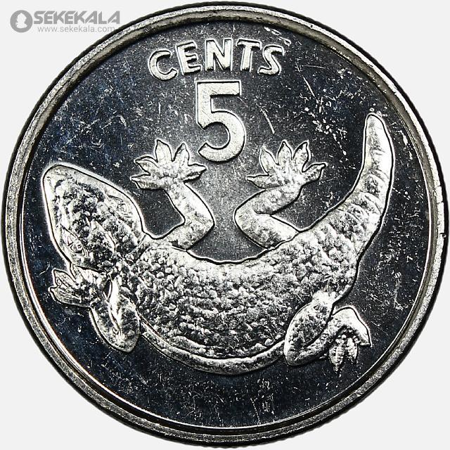 COIN Collection store www.sekekala.com 040926 (53) سکه 50 سنت کمیاب کیریباتی 1979 (AU)