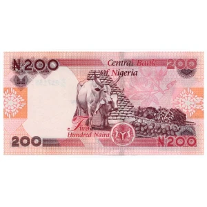اسکناس 200 نایرا نیجریه 2024 (UNC)