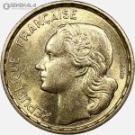 سکه 10 فرانک فرانسه 1955 (جمهوری چهارم)(UNC)