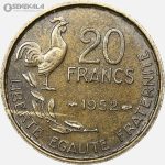 سکه 20 فرانک فرانسه 1952 (جمهوری چهارم)