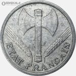 سکه 1 فرانک فرانسه 1943 (دولت ویشی)