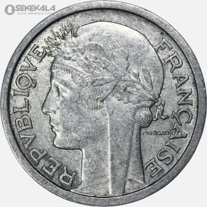 سکه 1 فرانک فرانسه 1947 (جمهوری چهارم) (AU)