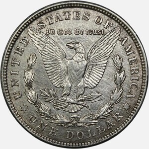 سکه نقره 1 دلار قدیمی آمریکا 1921 (مورگان)