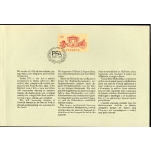 بوکلت تمبر سوئد 1978