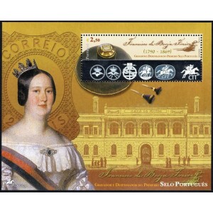 شیت تمبر یادبودی پرتغال 2003 (یورو)(هولوگرام)