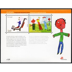 شیت تمبر نقاشی کودکان پرتغال 2006 (یورو)