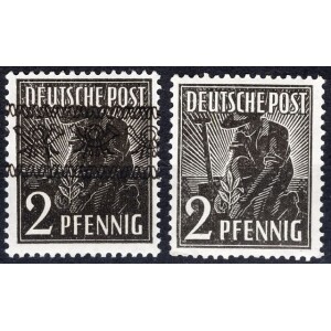 2 عدد تمبر کلاسیک آلمان 1948