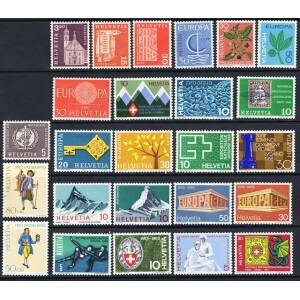 مجموعه تمبر های سوئیس (25 عدد)