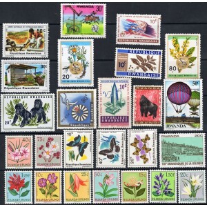 مجموعه تمبر کمیاب رواندا (25 عدد)