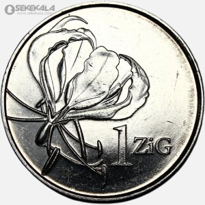 سکه کمیاب 1 زیگ زیمبابوه 2024 (UNC)