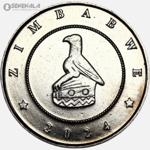 سکه کمیاب 1 زیگ زیمبابوه 2024 (UNC)