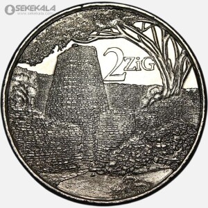 سکه کمیاب 2 زیگ زیمبابوه 2024 (UNC)