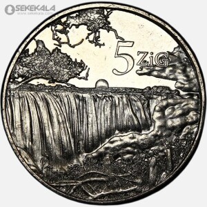 سکه کمیاب 5 زیگ زیمبابوه 2024 (UNC)
