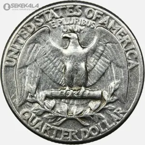 سکه کوارتر نقره (25 سنت) آمریکا 1964