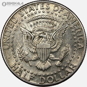 سکه نیم دلار (جان اف کندی) آمریکا 1988