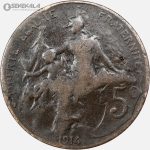 سکه 5 سنتیم فرانسه 1914 (جمهوری سوم)