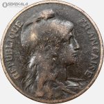 سکه 5 سنتیم فرانسه 1914 (جمهوری سوم)