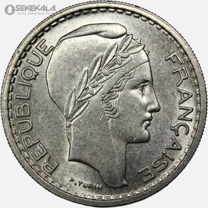 سکه 10 فرانک فرانسه 1948 (جمهوری چهارم) (AU)